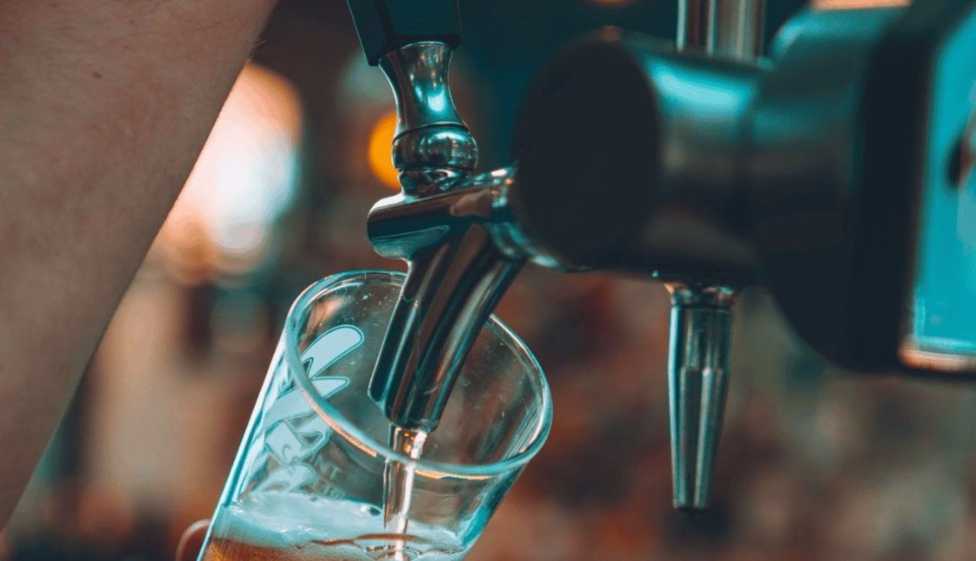 Pint being poured
